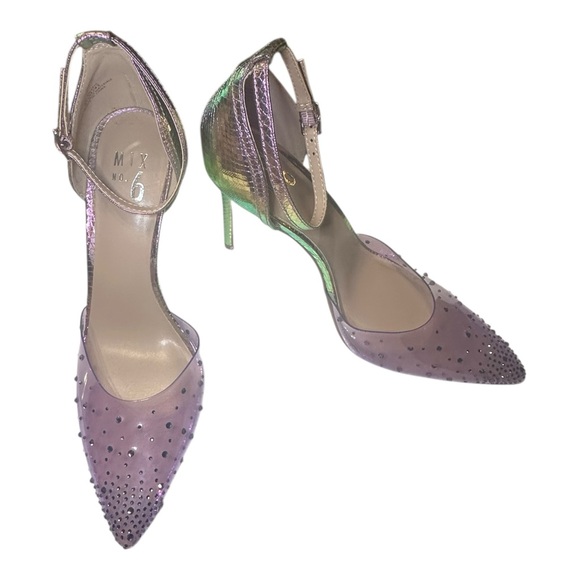 Mix No. 6 Iridescent Heels with Rhinestones - Picture 10 of 10